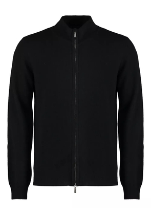 Moorer Urbino zip-front cashmere cardigan - Black