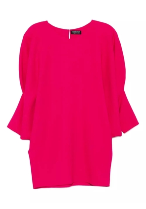 Gianluca Capannolo bell-sleeve mini dress - Pink