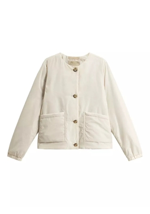 Woolrich button-fastening patch-pocket jacket - Neutrals