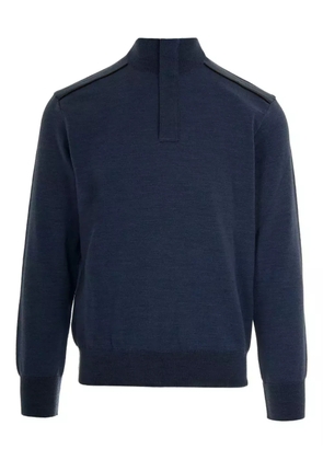 Paul & Shark mock-neck wool sweater - Blue