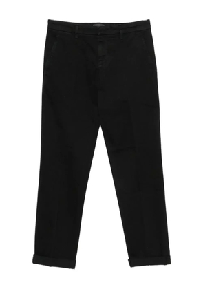 DONDUP pleated belt-loops trousers - Black