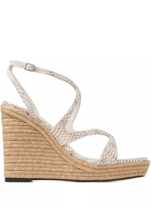 Jimmy Choo 110mm Ayla sandals - Neutrals