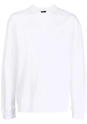 Dunhill logo-detail long-sleeve sweatshirt - White