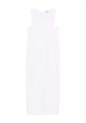 KHAITE Avery midi dress - White