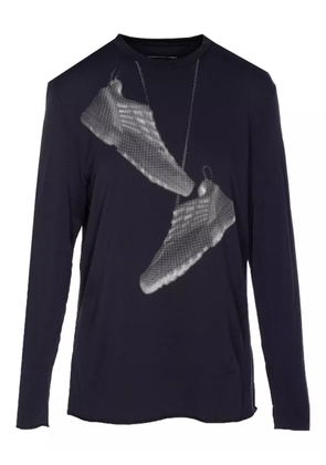 MM6 Maison Margiela X Salomon graphic-print long-sleeve top - Black