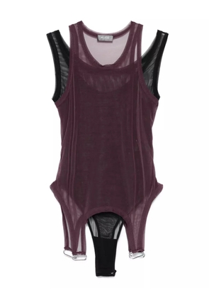Mugler mesh layered bodysuit