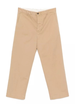 Nine In The Morning button-fly cotton trousers - Brown