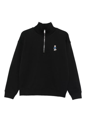 Maison Kitsuné embroidered-logo sweatshirt - Black