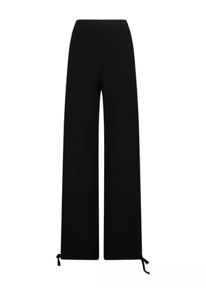 Max Mara Nigeria tie-fastening trousers - Black