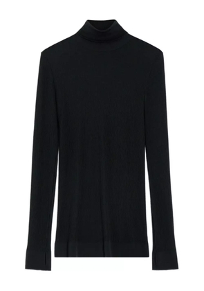 LEMAIRE ribbed high-neck top - Black