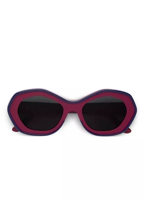 Marni Eyewear geometric-frame sunglasses - Red