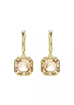 Swarovski Millenia gold-tone crystal-embellished hoop earrings