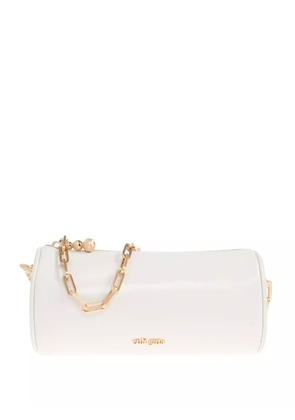 Cult Gaia cylindrical chain-strap shoulder bag - White