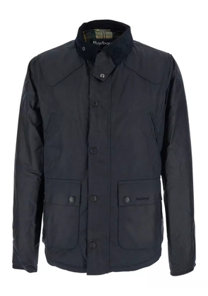 Barbour corduroy-collar cotton jacket - Blue