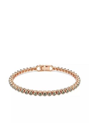 Swarovski Imber Emily Tennis rose-gold crystal bracelet - Grey