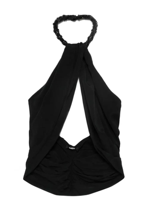 Amen beaded halterneck top - Black
