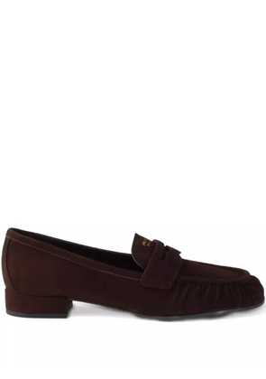 Prada suede loafers - Brown