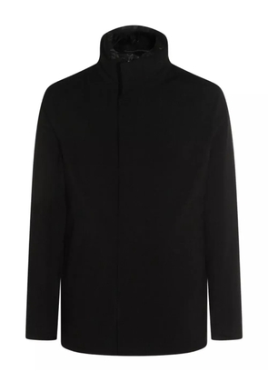 Montecore high-neck zip-front jacket - Black