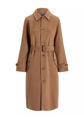 Polo Ralph Lauren belted button-fastening wool-cashmere coat - Brown