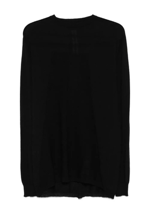 Rick Owens crew-neck wool jumper - Black