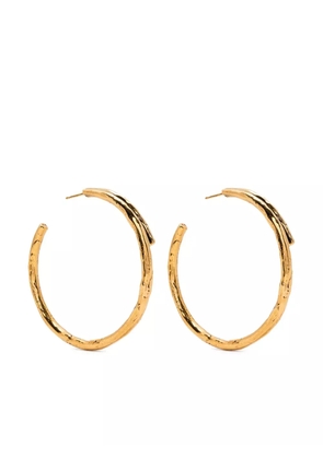 Goossens Lutèce hoop earrings - Brown