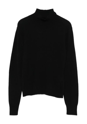 Marella high-neck long-sleeve sweater - Black