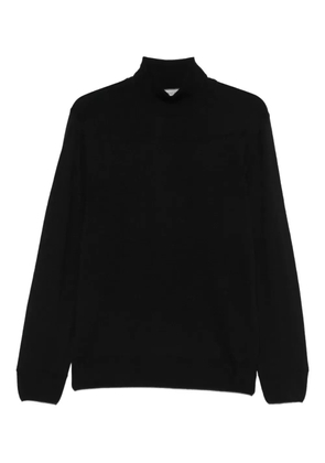Canali long-sleeves wool sweater - Black