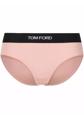 TOM FORD logo-print modal briefs - Pink