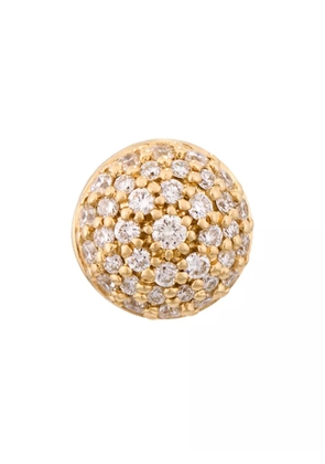 ALINKA 18kt yellow gold Black Caviar diamond stud earring - Metallic