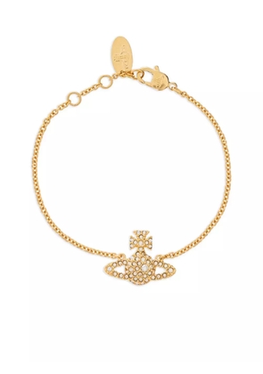 Vivienne Westwood Natalina orb-crystal bracelet - Gold