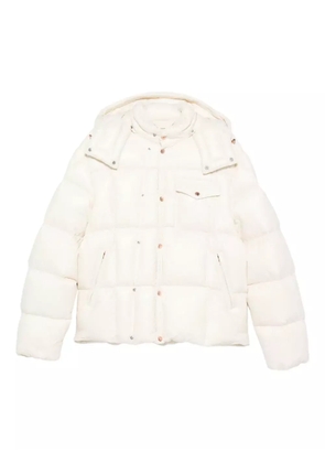 Moncler hooded puffer jacket - Neutrals