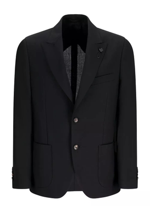 Lardini patch-pocket blazer - Black