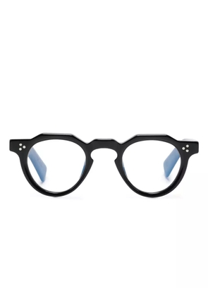 Lesca Bertolt round-frame glasses - Black