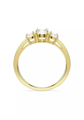 Swarovski Stilla Attract three-stone ring - Gold