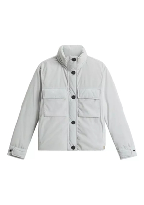 Woolrich hooded flap-pocket jacket - Blue