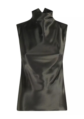 Nanushka high-neck sleeveless top - Green