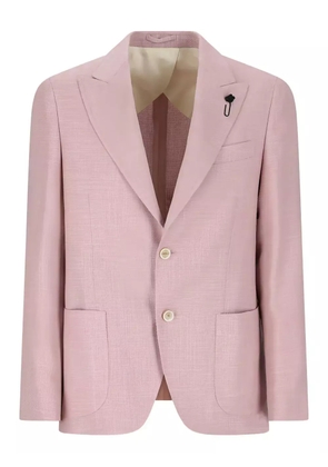 Lardini patch-pocket blazer - Pink