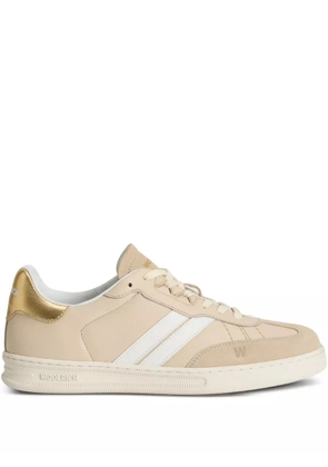 Woolrich leather stripe sneakers - Neutrals