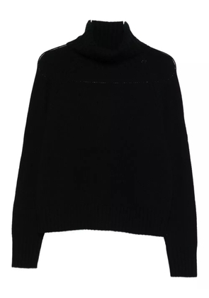 Allude high-neck sweater - Black