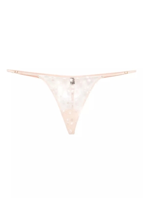 Kiki de Montparnasse rosette thong - Neutrals