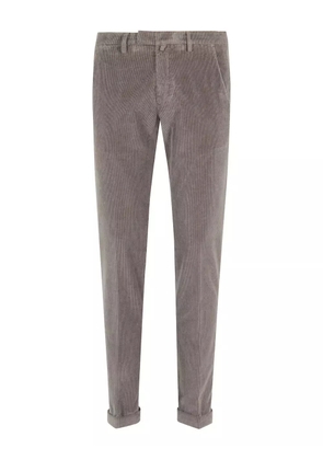 Briglia 1949 corduroy cuffed trousers - Brown