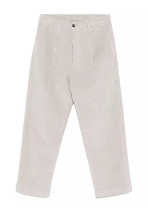 Nine In The Morning logo-label corduroy trousers - Neutrals