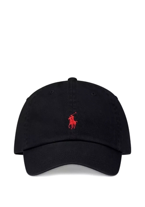 Polo Ralph Lauren polo-player embroidered cotton cap - Black