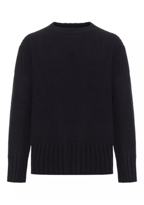 Jil Sander ribbed-cuff cashmere sweater - Black