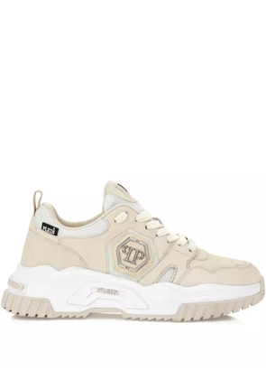 Philipp Plein logo-plaque sneakers - Neutrals