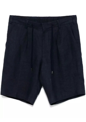 N.Peal drawstring deck shorts - Blue