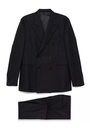 Lardini double-breasted pinstripe suit - Blue