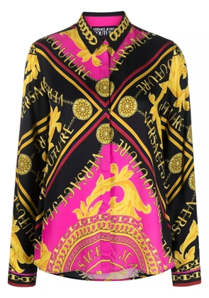 Versace Jeans Couture Logo Couture-print shirt - Black