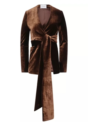 Galvan London Winter Sun velvet jacket - Brown