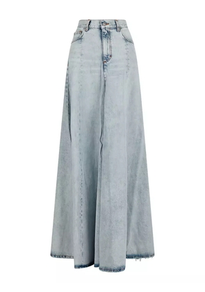 Destin denim panelled skirt - Blue